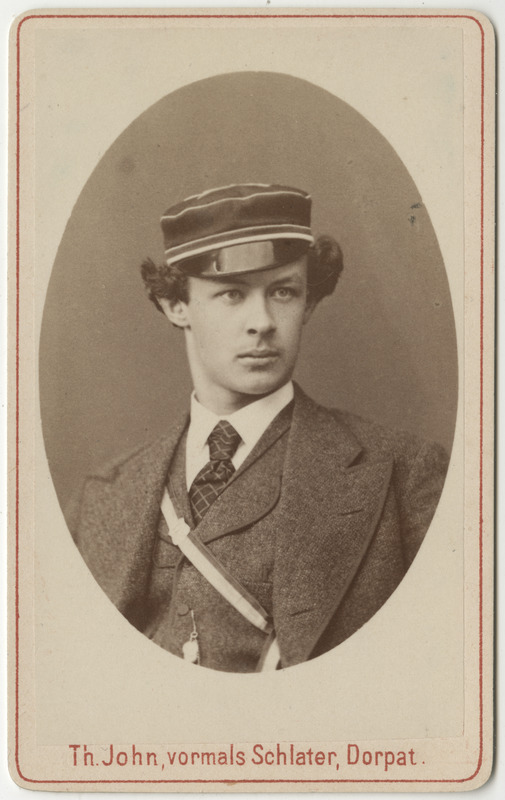 Korporatsioon "Estonia" liige Eduard von Samson-Himmelstjerna, portreefoto