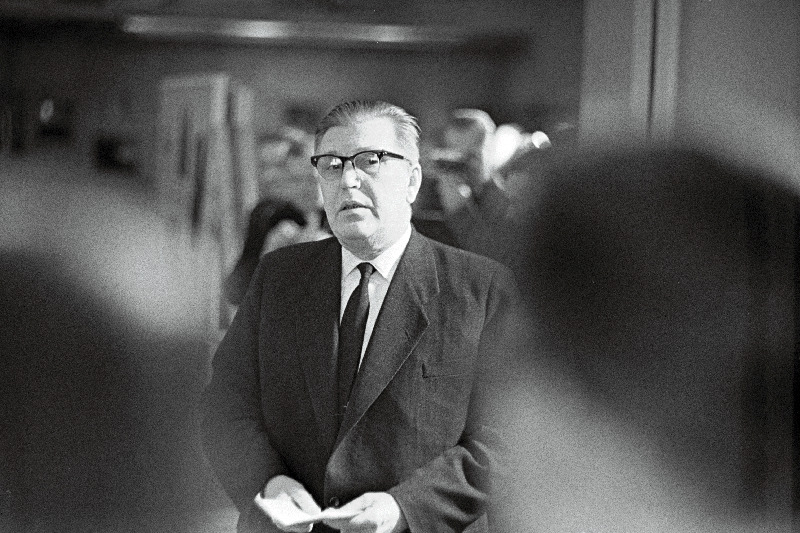 III vabariikliku fotonäituse "Eesti NSV fotokunst" avamine Kunstihoones ja näitusel.