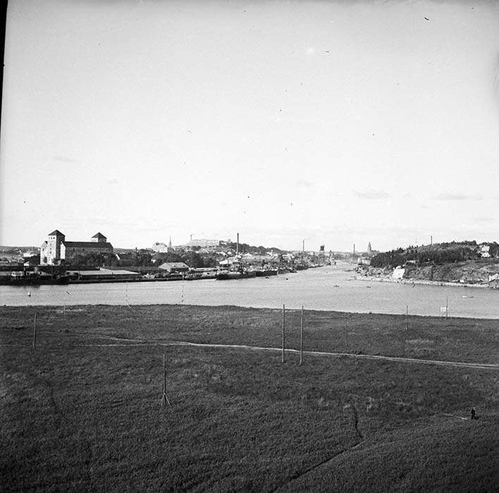 Maisema Aurajoen suulta; Maisema Aurajoesta