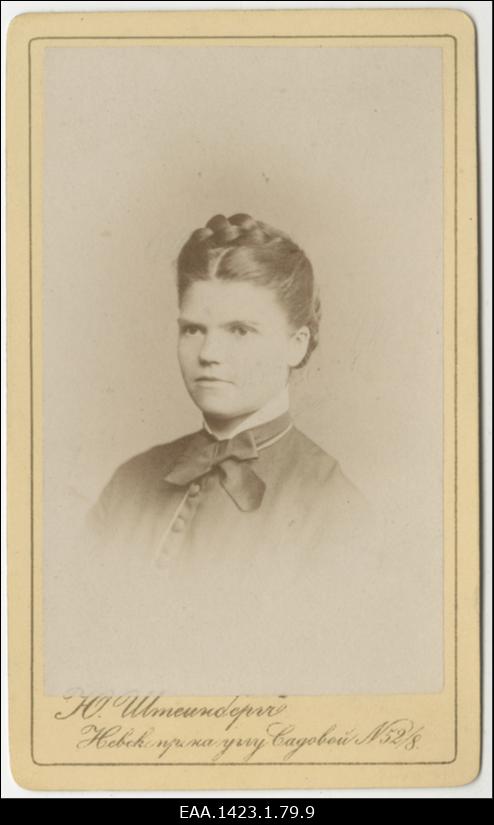 Olga von Oberg, portreefoto