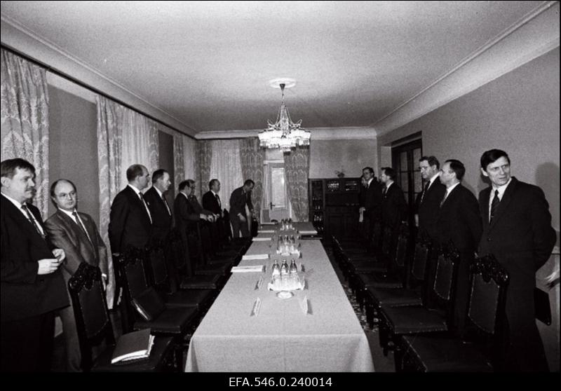 Eesti Piirivalveamet. Siseminister Lagle Parek külastab piirivalveametit. Ministri ootel.