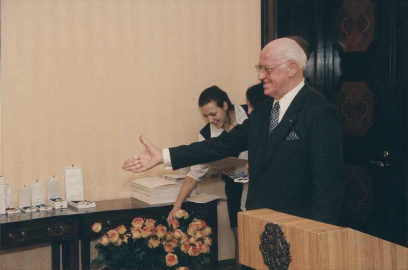 Eesti  vabariigi president Lennart Meri.