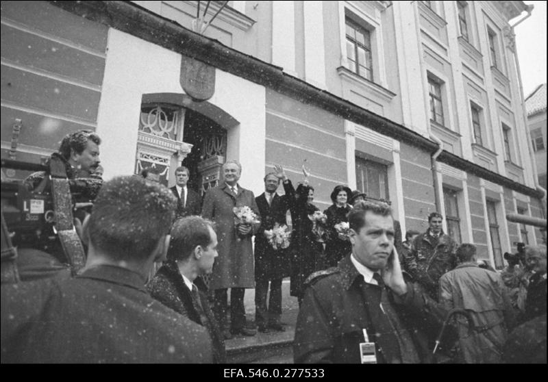 Rootsi kuningas Karl XVI Gustav ja kuninganna Silvia külaskäigul Eestisse.