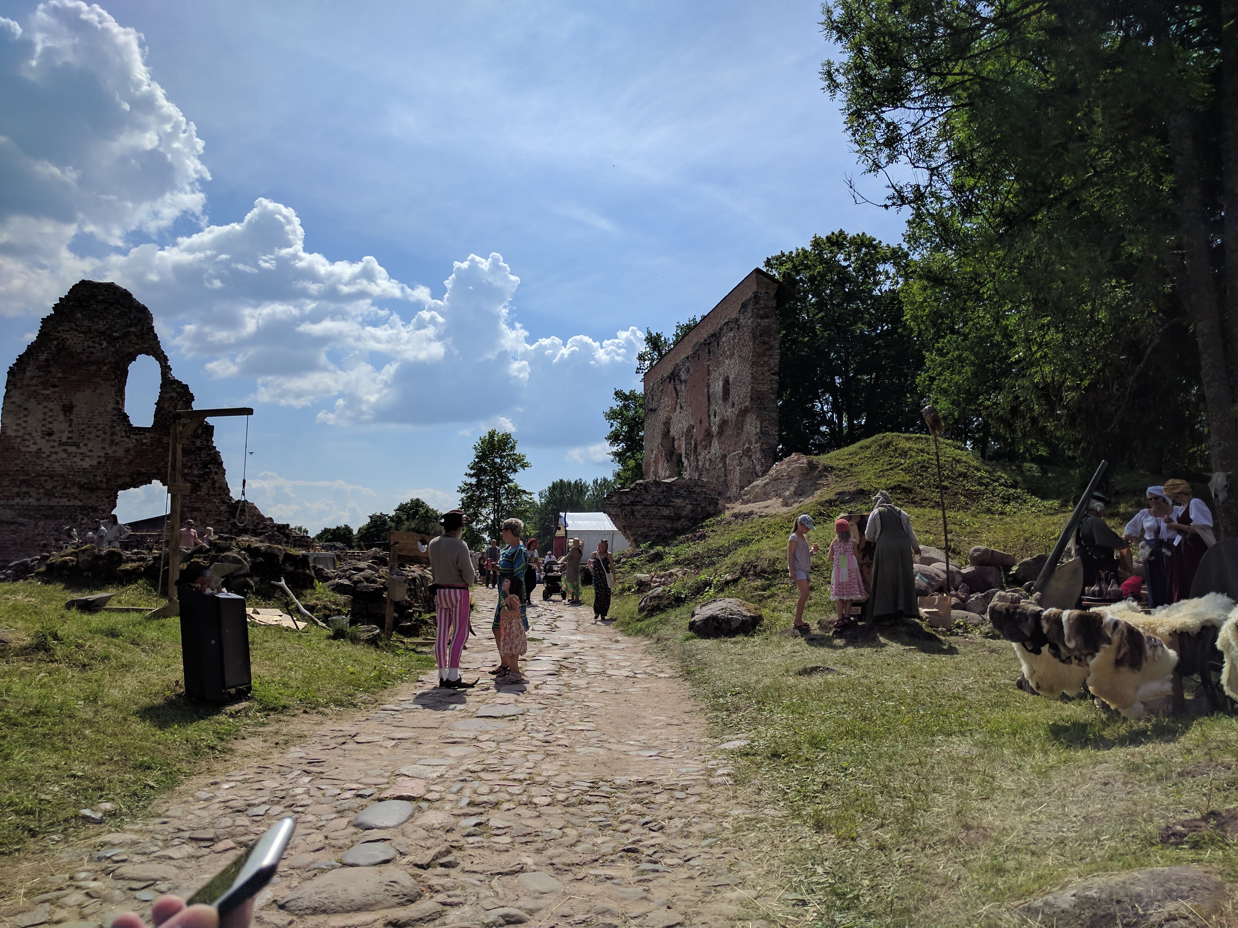 Keskaja päevadel Viljandi Ordulinnuses 2018 - A medieval-style festival, the Medieval Days, at the Viljandi Order Castle, Estonia, in 2018.