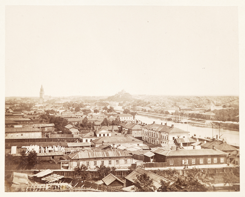 Näköala Kakolanmäeltä, Aurajoki