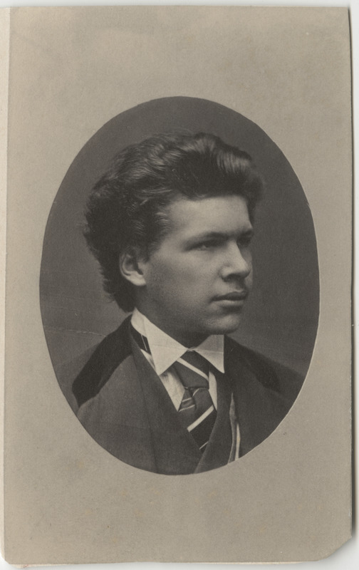 Korporatsiooni "Livonia" liige Arnold von Gersdorff, portreefoto
