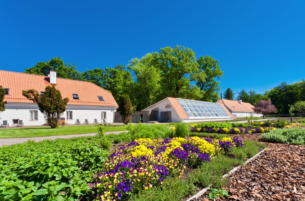 Vihula Manor garden - Vihula Manor Country Club &amp; Spa is a hidden treasure on the Northern coast of Estonia, set amidst the wildlife-rich Lahemaa National Park and near the Baltic Sea.