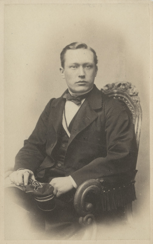 Korporatsioon "Estonia" liige parun Rudolf Maydell, portreefoto