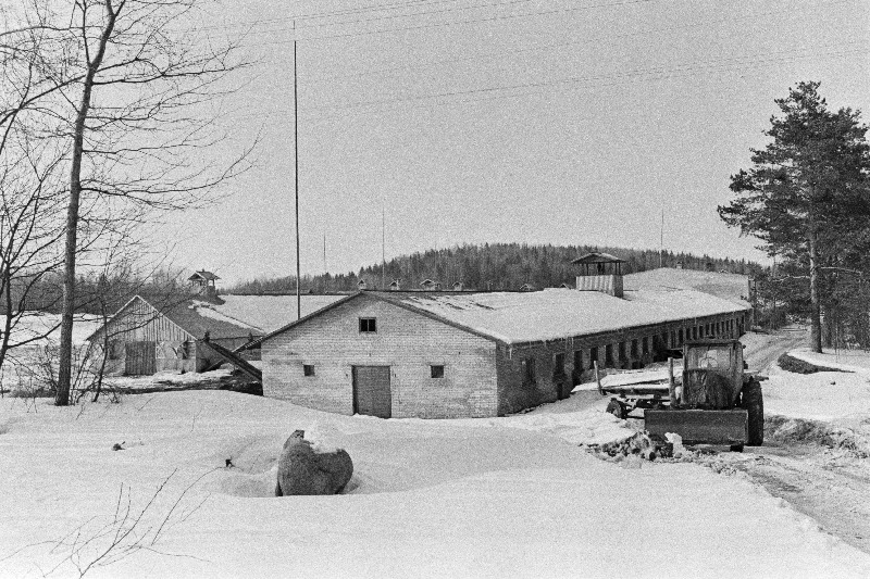 Võru sovhoosi sealauda välisvaade.