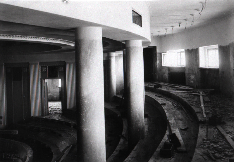 Estonia teatrisaali siseviimistlustööd.