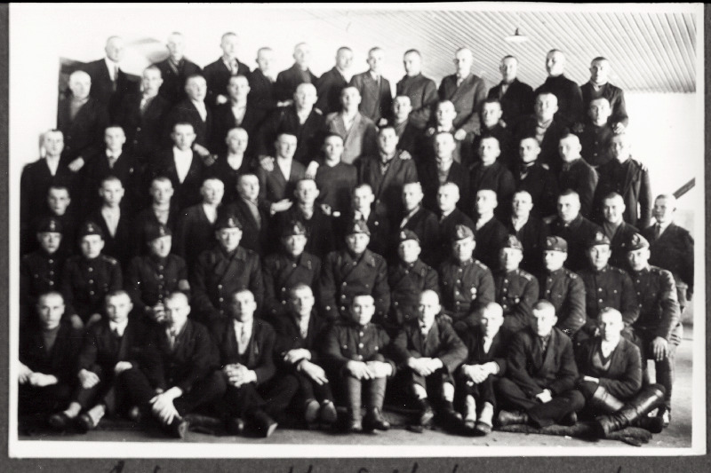 Eesti Vabariigi Scoutspataljoni 1. kompanii noorsõdurid.