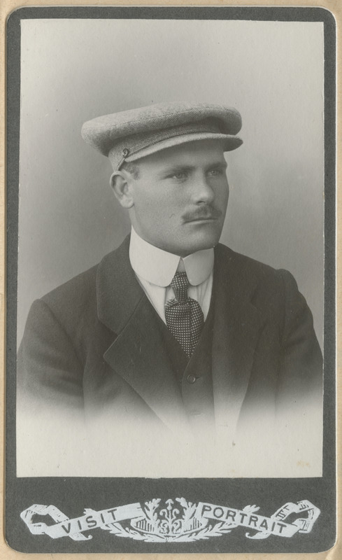 Woldemar Hauseni autojuht Johannes Tobias, portreefoto