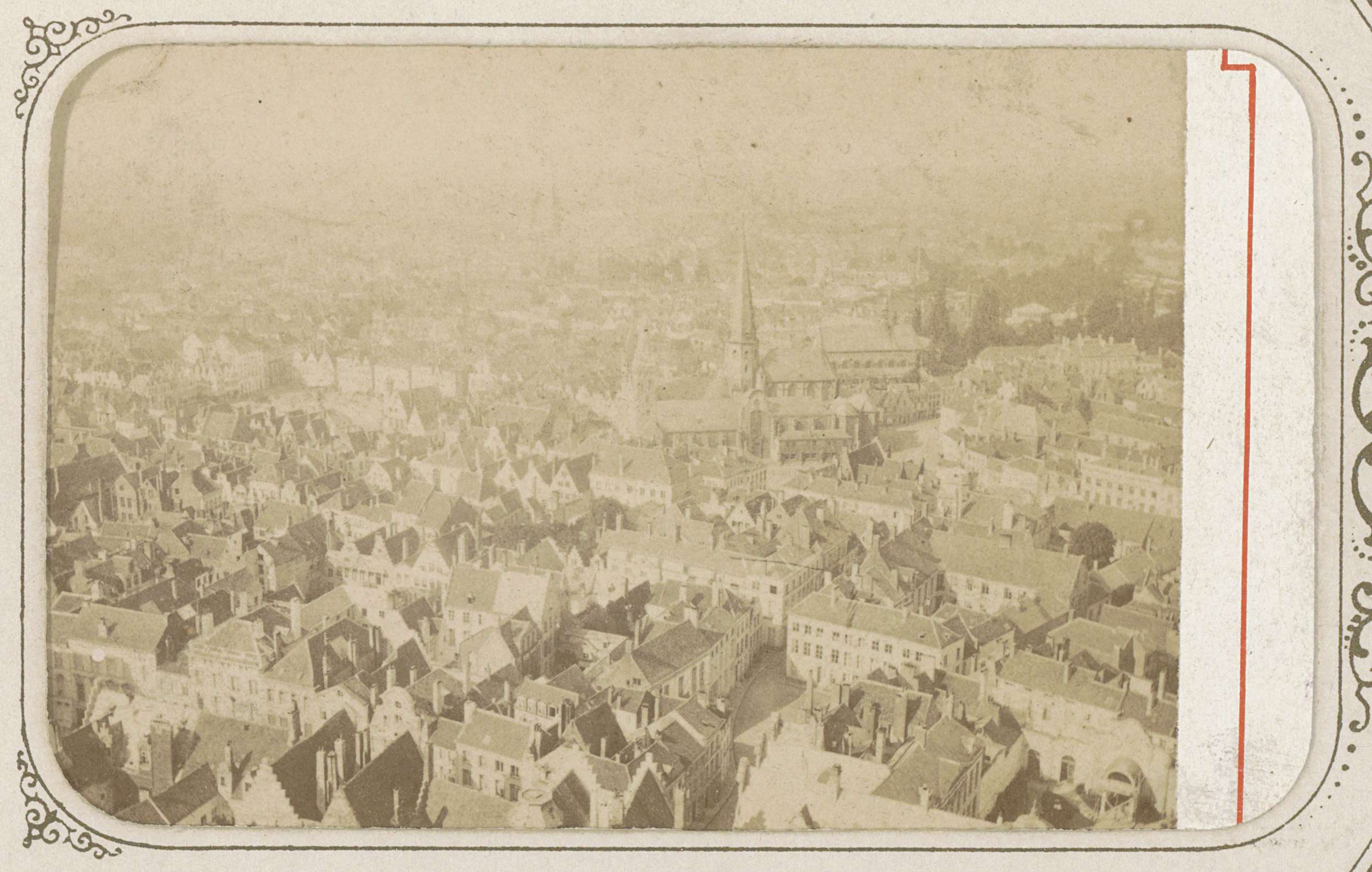Vue Générale de Gand, Gezicht op Gent vanuit een hoog standpunt