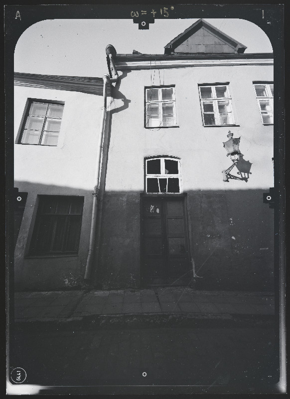 Tallinn, Toom-Rüütli tn 7. Stereofotogramm-meetriline mõõdistamine.