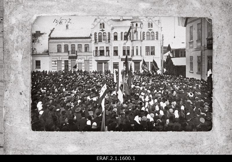 Meeleavaldus 1905-1907.a. revolutsiooni ohvrite mälestuspäeval Viljandis 10. märtsil 1917.a.