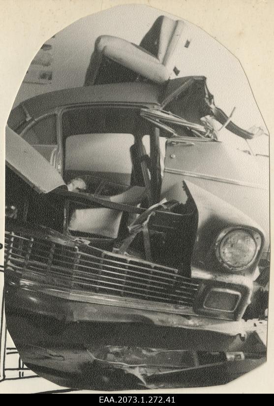 Vaade Chevrolet´le, millega Vitaly Suigusaar-Alexandersen avarii tegi