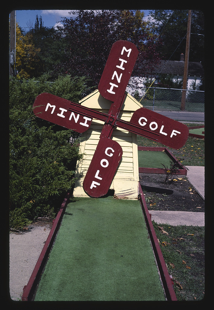 Windmill, Atkinson mini golf, Aberdeen, South Dakota (LOC)