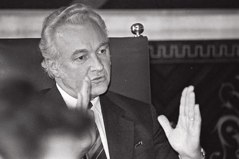 Eesti poliitiliste jõudude esindajate kohtumine Ülemnõukogu Presiidiumis.