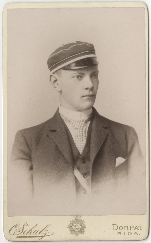 Korporatsioon "Estonia" liige parun Konrad Maydell, portreefoto