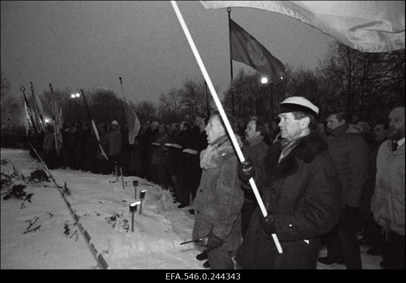 Eesti Vabariigi 75. aastapäeva tähistamine.