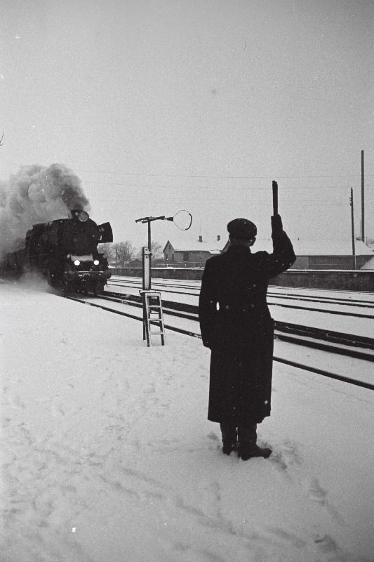 Automaatne sauavahetaja Kadrina jaamas.