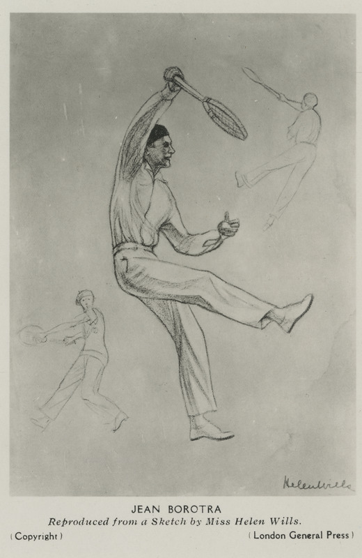 Jean Robert Borotra, prantsuse sportlane (tennis), foto reproduktsioonist