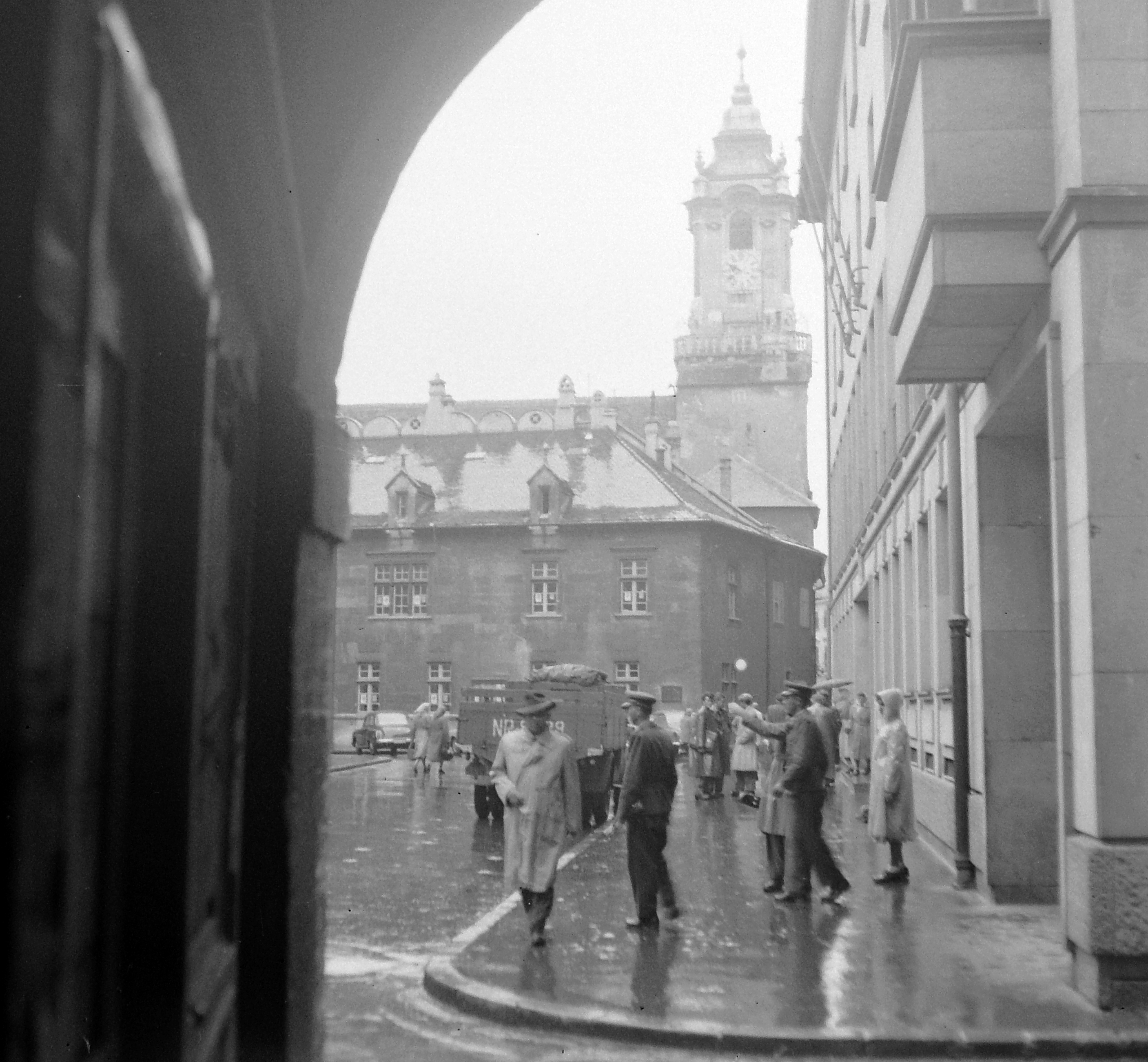 Pozsony 1958, Óvárosháza. Fortepan 7765 - lang