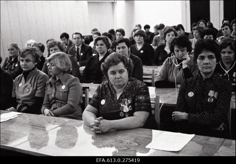 KM tööeesrindlaste kokkutulek Olümpia Keskuses.