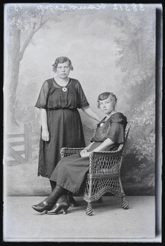 Kaks naist, (foto tellija Raudsepp).