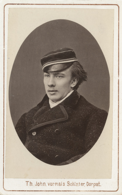 Korporatsioon "Estonia" liige Walter von Samson-Himmelstjerna, portreefoto