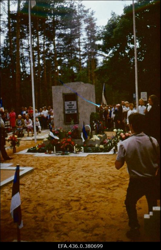 Võru vabadussamba taasavamine.