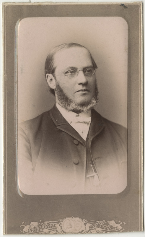 Tartu Ülikooli teoloogia professor Ferdinand Hörschelmann, portreefoto