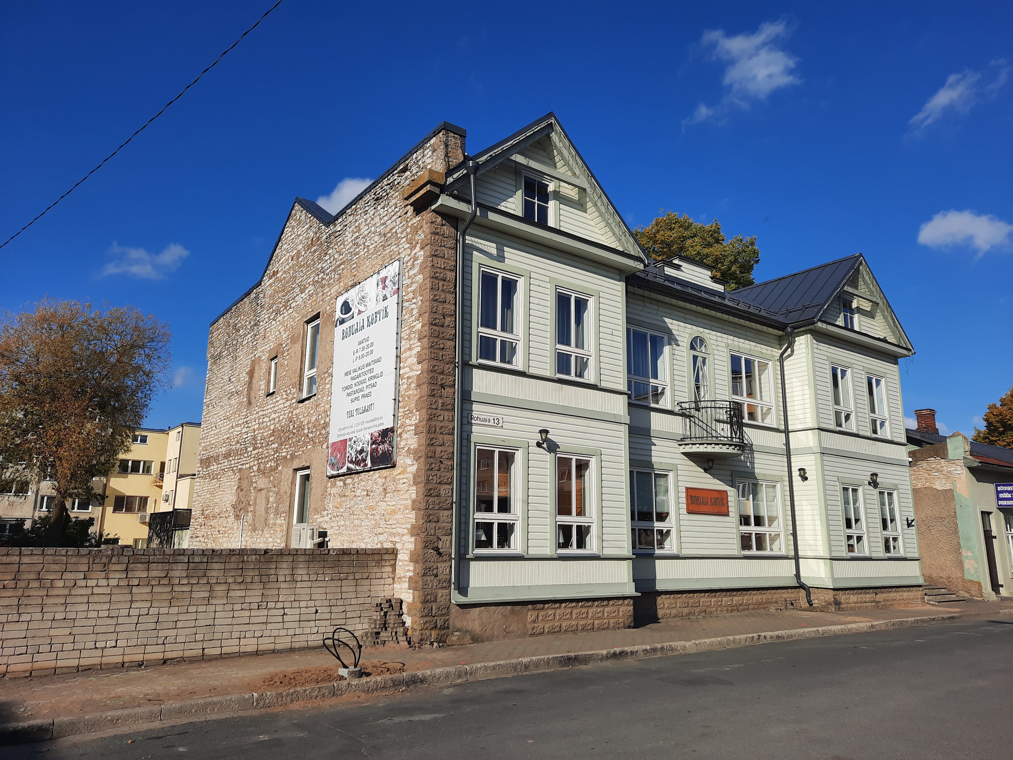 Rohuaia tänav 13 Rakveres - Rohuaia street 13 at Rakvere