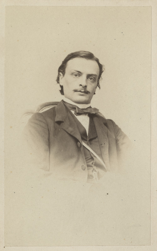 Korporatsioon "Estonia" liige Rudolf Krümmer, portreefoto