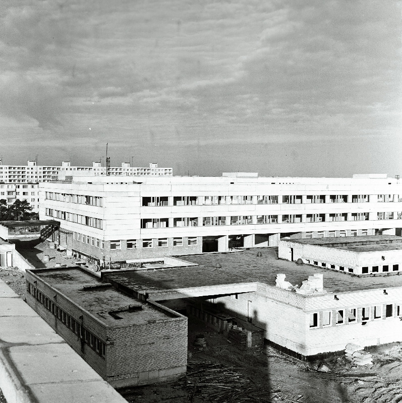 Vaade Tallinna Kiirabihaigla ehitusele.