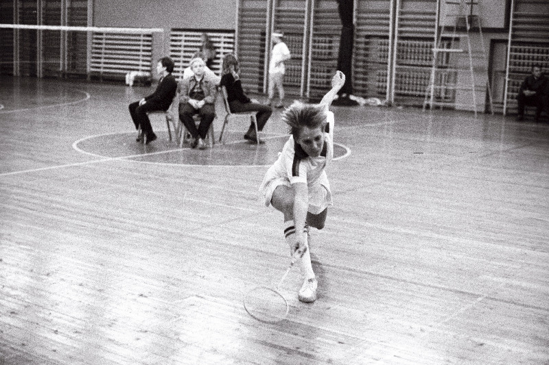 Spordiühingu "Kalev" meistrivõistlustel sulgpallis kaks esikohta võitnud Marina Kaljurand.