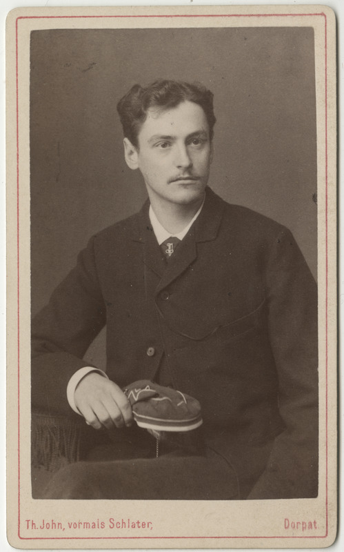 Korporatsioon "Estonia" liige Nikolai von Schulmann, portreefoto