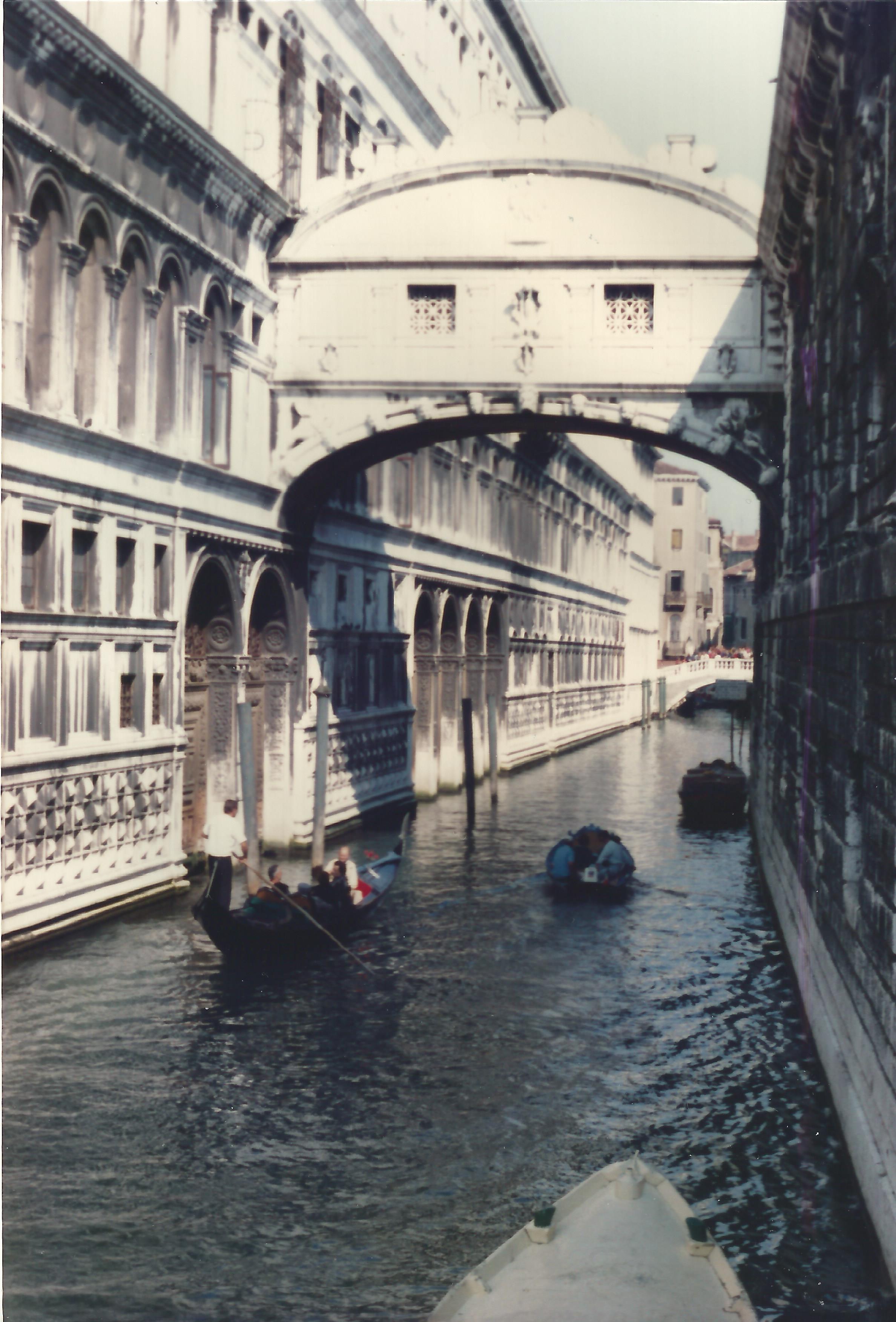 Bridge of Sighs, Venice, September 1984 - Bridge of Sighs, Venice, Italy, September 1984