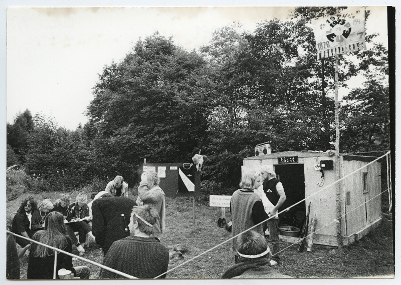 EÜE-85 kokkutulek Rulli '85. Sombi rühma laager