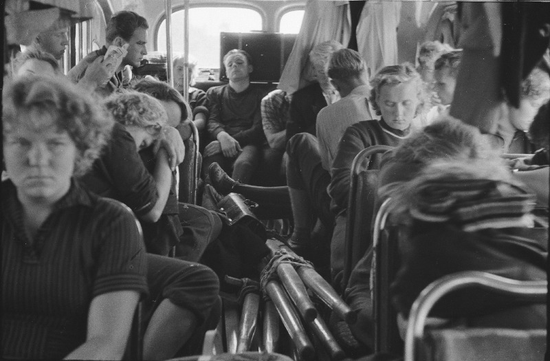 Sõudmine. Balti võistlused Trakais. Bussisõit.