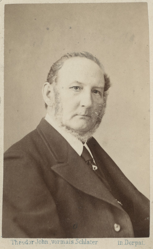 Korporatsioon "Estonia" vilistlane Carolus Mickwitz, portreefoto