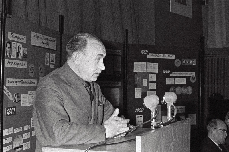 Eesti Fotograafia 125 aastapäeva tähistamise aktus Tallinna Kultuuriülikooli fotokunstifakulteedis.