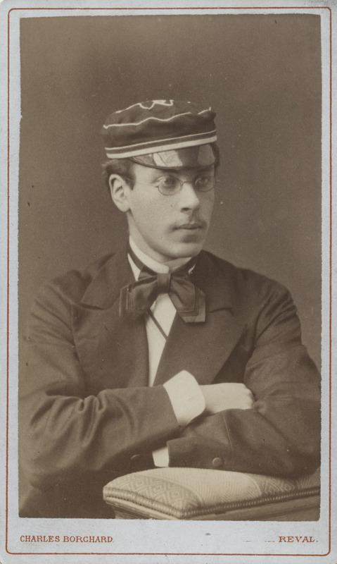 Korporatsioon "Estonia" liige Martin Krause, portreefoto