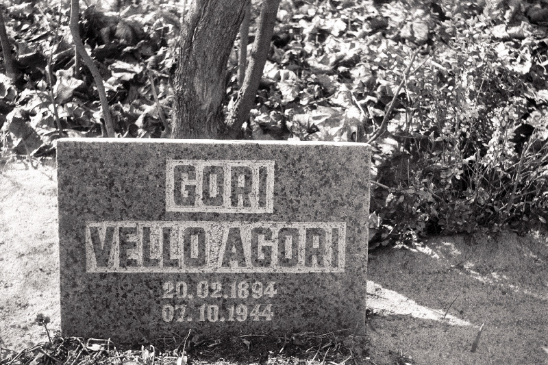 Karikaturist Vello Agori (Gori) uus hauakivi Siselinna Aleksander Nevski kalmistul.