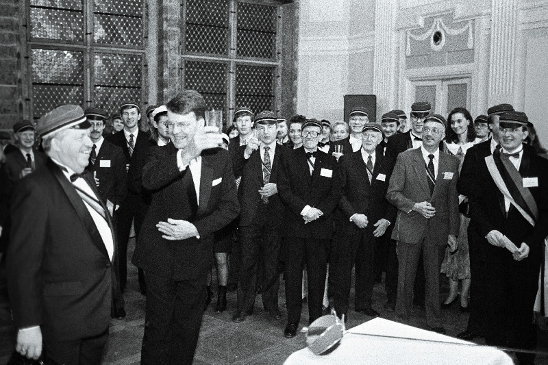 Korporatsiooni Rotalia 80. aastapäeva tähistamine Mustpeade Majas.