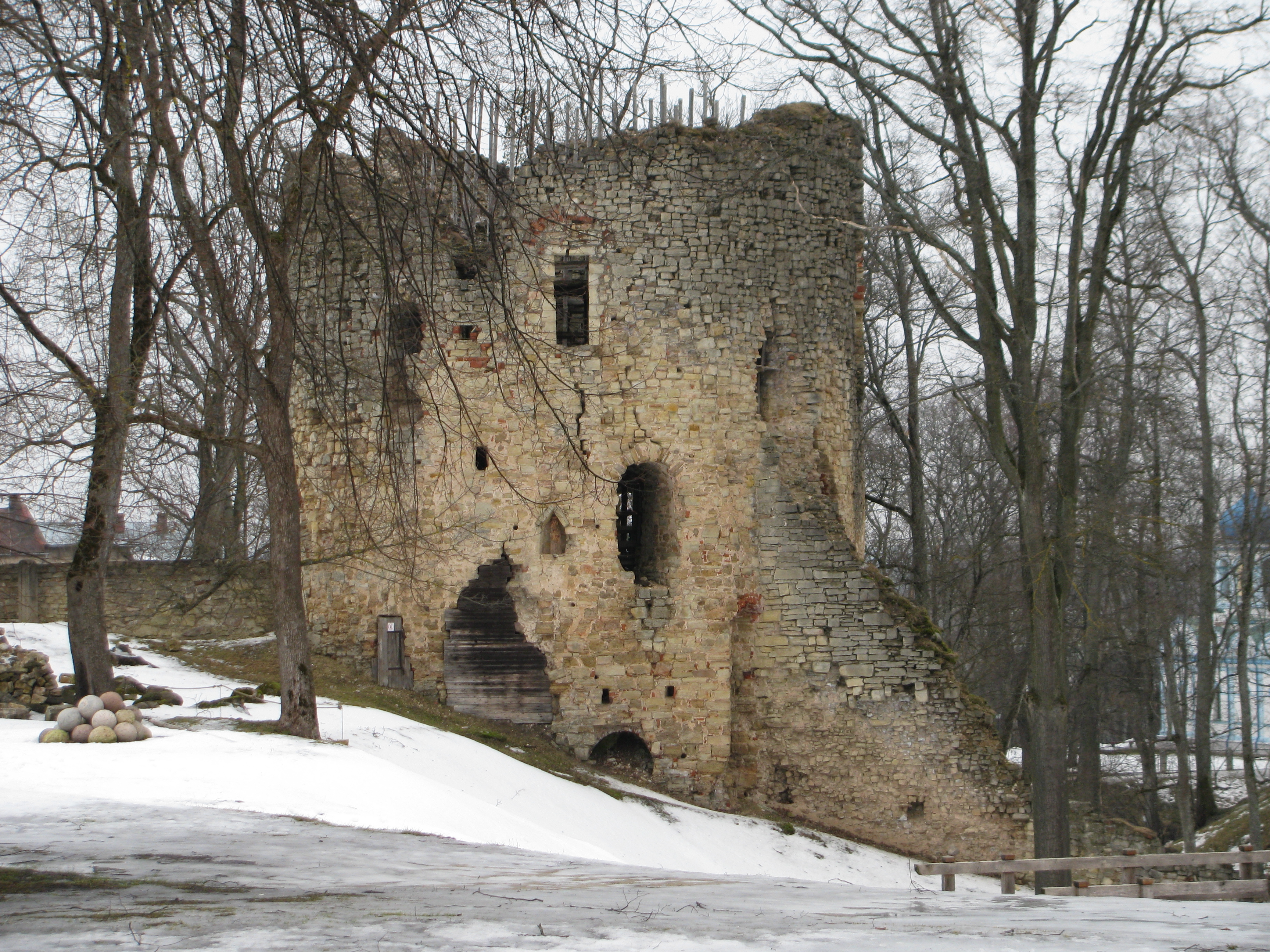 Cesis Castle 2014-12-27 (2) - This is a photo of cultural heritage monument of Latvia number