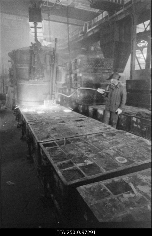 J. Lauristini nimelise Tallinna Masinatehase valutsehhi sisevaade.