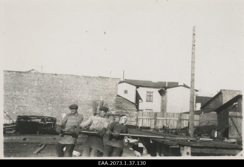 Pärnu Suursilla ehitus, rauddetaili painutamine