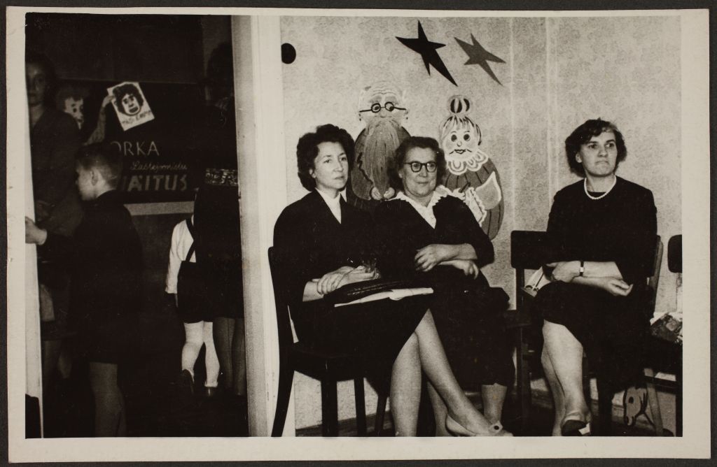 Nääripidu Riigiarhiivis/ New Years celebrations in State Archives. Tallinn, Estonia 1960'es