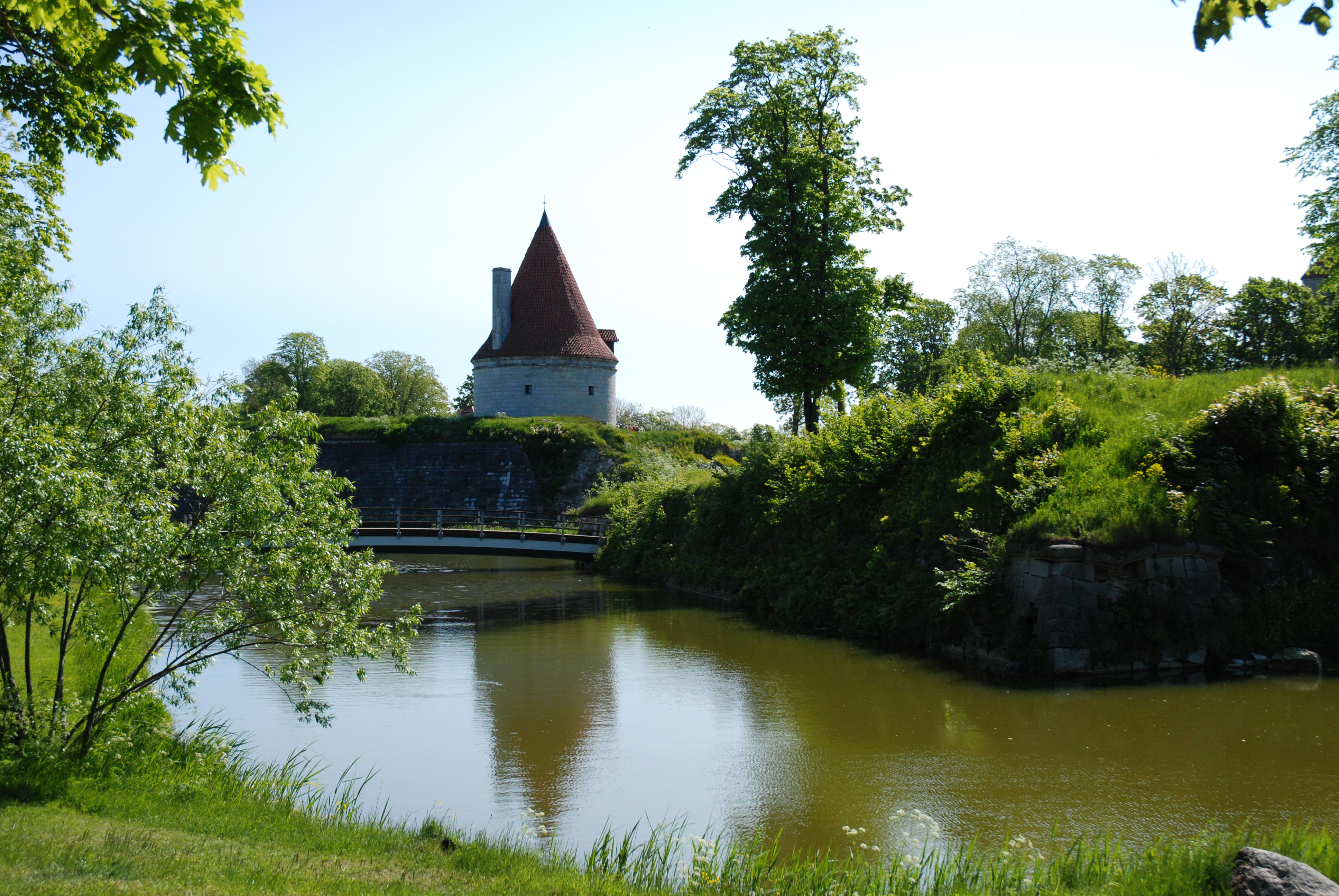 Kuressaare pa Saaremaa i Estland - lang